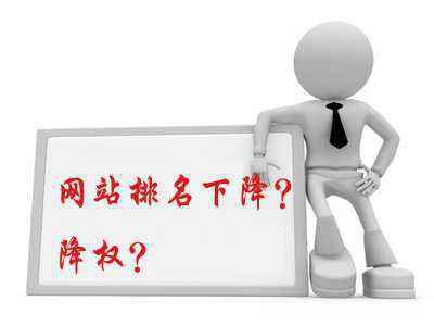 seo免費培訓教程：網站被降權怎么辦？