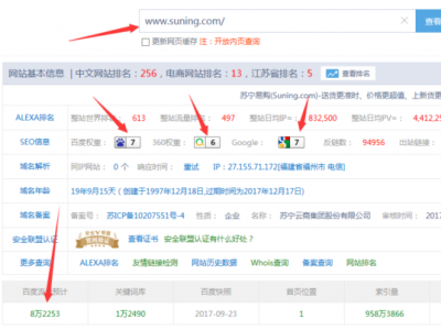 蘇寧易購電商網站seo優化經典案例